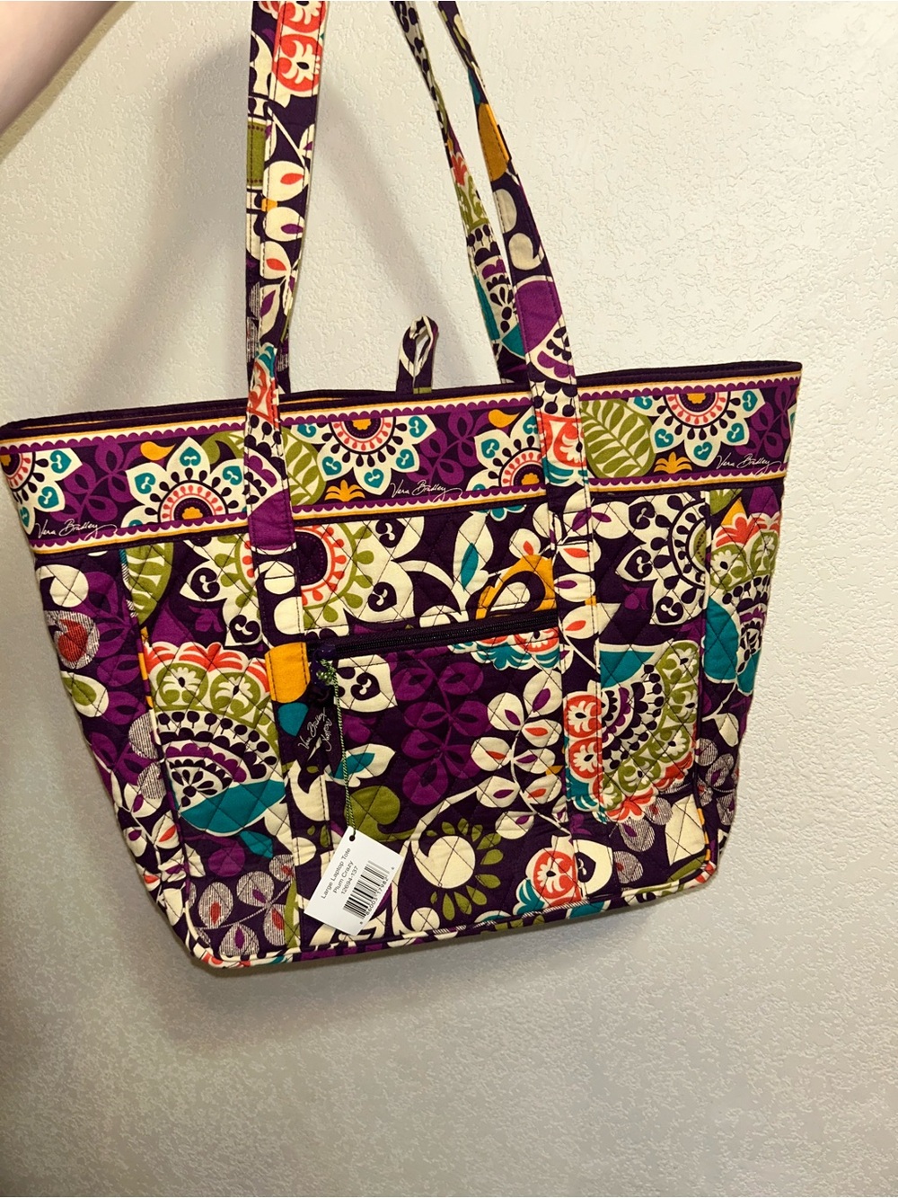 Vera Bradley Quilted Laptop Tote